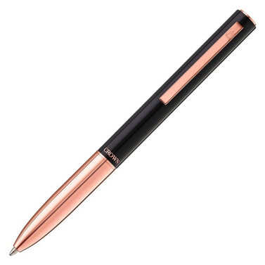 Caneta Esfero Bullet Preta/Bronze DI12300N Crown